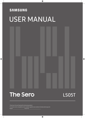 Samsung The Sero QE43LS05T Manual Del Usuario