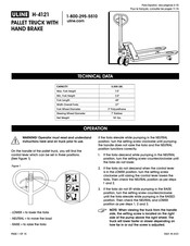 Uline H-4121 Manual Del Usuario