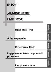 Epson PowerLite EMP-7850 Manual De Instrucciones