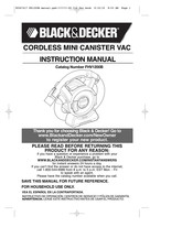 Black and Decker FHV1200B Manual De Instrucciones