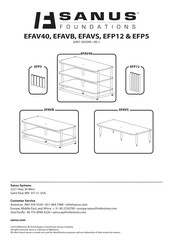 Sanus Foundations EFAV40 Manual De Instrucciones