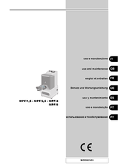 Fimar MPF1,5 Uso Y Mantenimiento