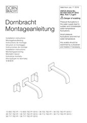 Dornbracht 3 800 782-FF Instrucciones De Montaje