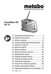 Metabo PowerMaxx RC 12 Manual Original