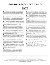 Sanus VMTV Manual Del Usuario