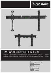 cabstone CAB WH EASYFIX S-SLIM L Manual Del Usuario