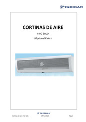 Tadiran FRIO SOLO RM-1218N-D/Y Manual Del Usuario