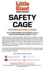 Little Giant SAFETY CAGE Instrucciones Para El Usario