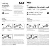 Abb PMAFIX Serie Folleto De Instrucciones