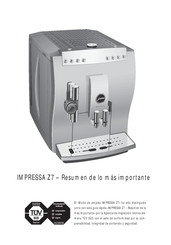 Jura IMPRESSA Z7 Manual De Instrucciones