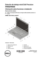 Dell Precision M4600 Manual De Instrucciones