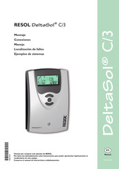 Resol DeltaSol C/3 Manual De Instrucciones