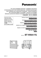 Panasonic BT-WMA17G Instrucciones De Instalación
