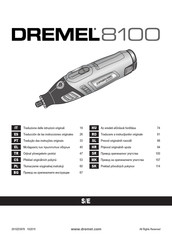 Dremel 8100 Traducción De Las Instrucciones Originales