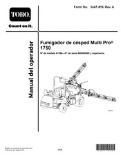 Toro Multi Pro 1750 Manual Del Operador