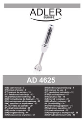 Adler europe AD 4625 Manual De Uso