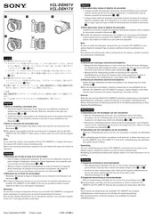 Sony VCL-DEH07V Manual De Instrucciones