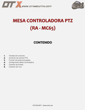 DTX RA-MC65 Guia De Inicio Rapido