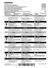 Siemens SENTRON 3VL98002AC00 Instructivo