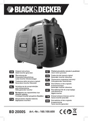 BLACK&DECKER 160.100.600 Manual Del Usuario