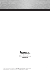 Hama 00053143 Manual De Instrucciones