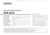 Denon AVR-3312 Manual Del Usuario