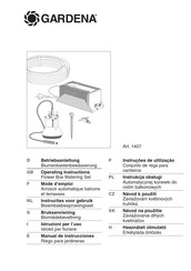 Gardena 1407 Manual Del Usuario