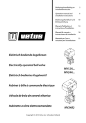 Vetus MV24A11/4 Manual De Manejo Y Instrucciones De Instalación