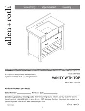 allen+roth BV-6333-36 Manual De Instrucciones