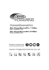 Ring Powering PowerSourcePro REINV1124 Manual Del Usuario