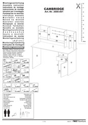 FMD Furniture CAMBRIDGE Manual De Instrucciones