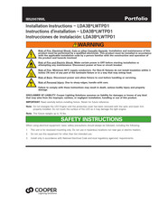 Cooper DE010-EM7 EM14-LWTPD1 Instrucciones De Instalación