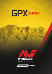 Minelab GPX 6000 Guia De Inicio Rapido