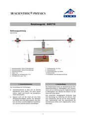 3B SCIENTIFIC 8405710 Instrucciones De Uso