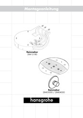 Hansgrohe Rainmaker 28412180 Manual Del Usuario