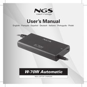 NGS Technology W-70W Automatic Manual De Usuario