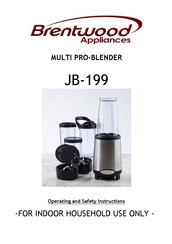 Brentwood Appliances MULTI PRO JB-199 Manual De Instrucciones