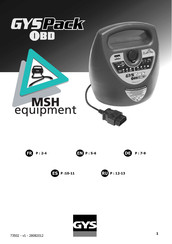 GYS Pack OBD Manual Del Usuario