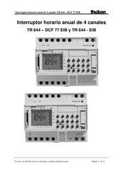 Theben TR 644-EIB Manual Del Usuario