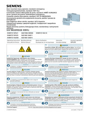 Siemens 3VW9727-0FK21 Manual De Instrucciones