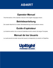 Upright AB46RT Manual Del Usuario