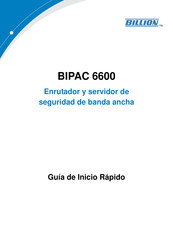 Billion BIPAC 6600 Guia De Inicio Rapido