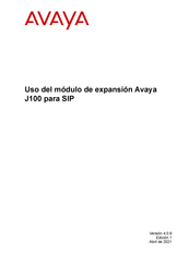 Avaya J100 Manual Del Usuario