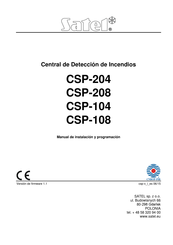 Satel CSP-204 Manual De Instalación Y Programación