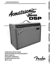 Fender Acoustasonic Junior DSP Instrucciones De Funcionamiento