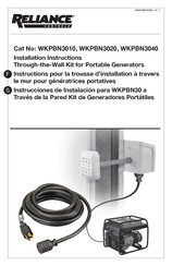 Reliance WKPBN3010 Instrucciones De Instalación