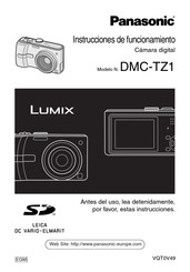 Panasonic Lumix DMC-TZ1 Instrucciones De Funcionamiento