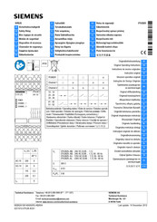 Siemens 3TK2825 Instructivo Original