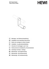 Hewi 801.50D01 Serie Instrucciones De Instalación Y Funcionamiento