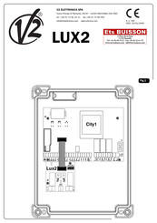 V2 ELETTRONICA LUX2 Guia De Inicio Rapido